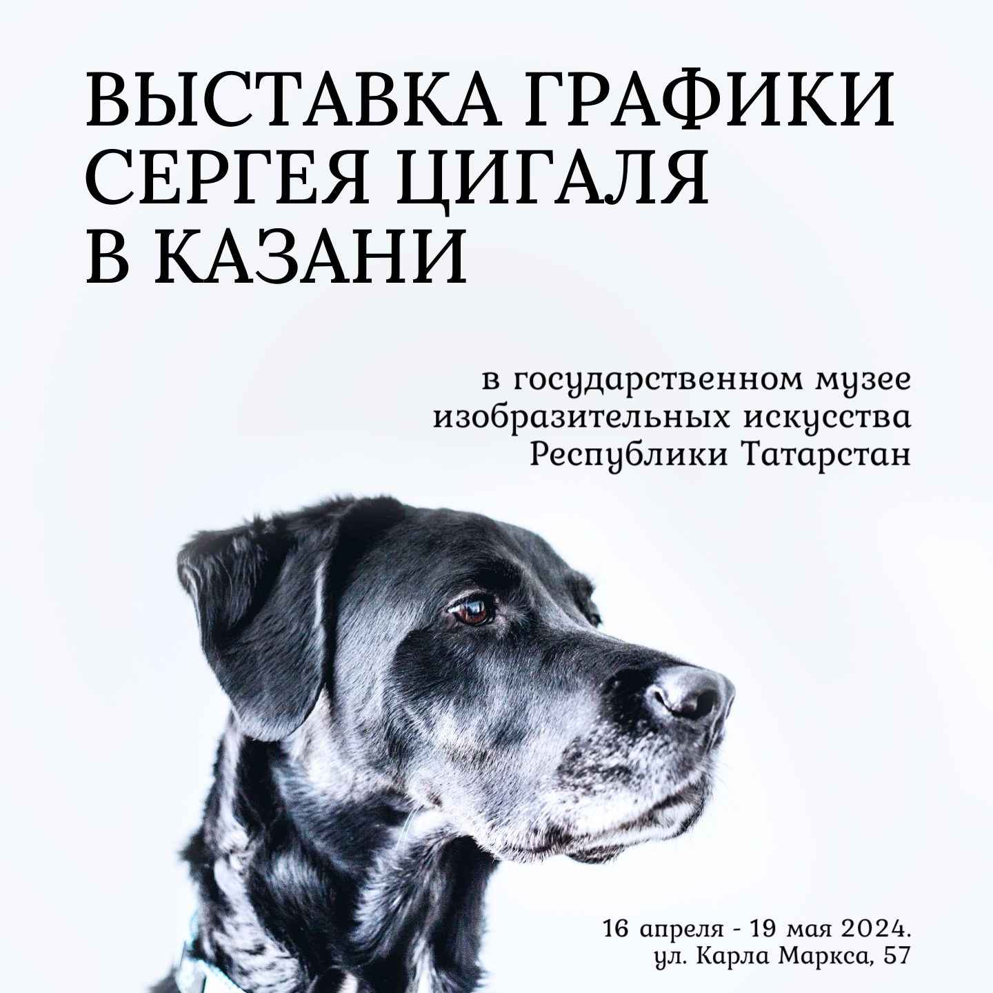 Выставка графики Сергея Цигаля в Казани