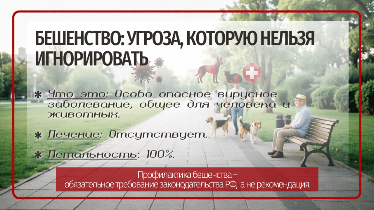 Бешенство – это смертельно опасное вирусное заболевание